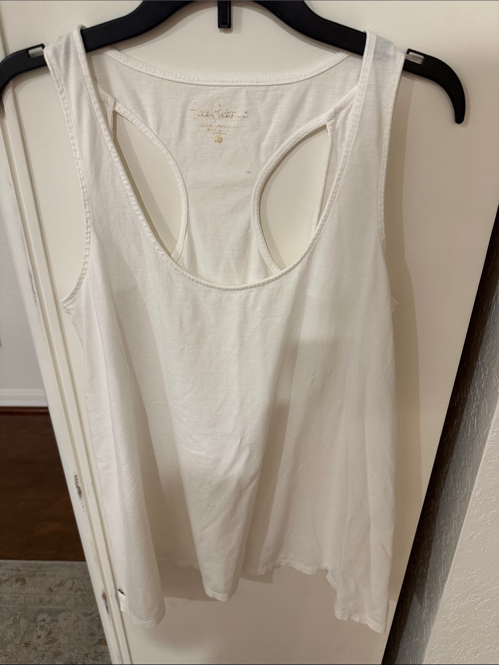 Lilly Pulitzer White Racerback Tank